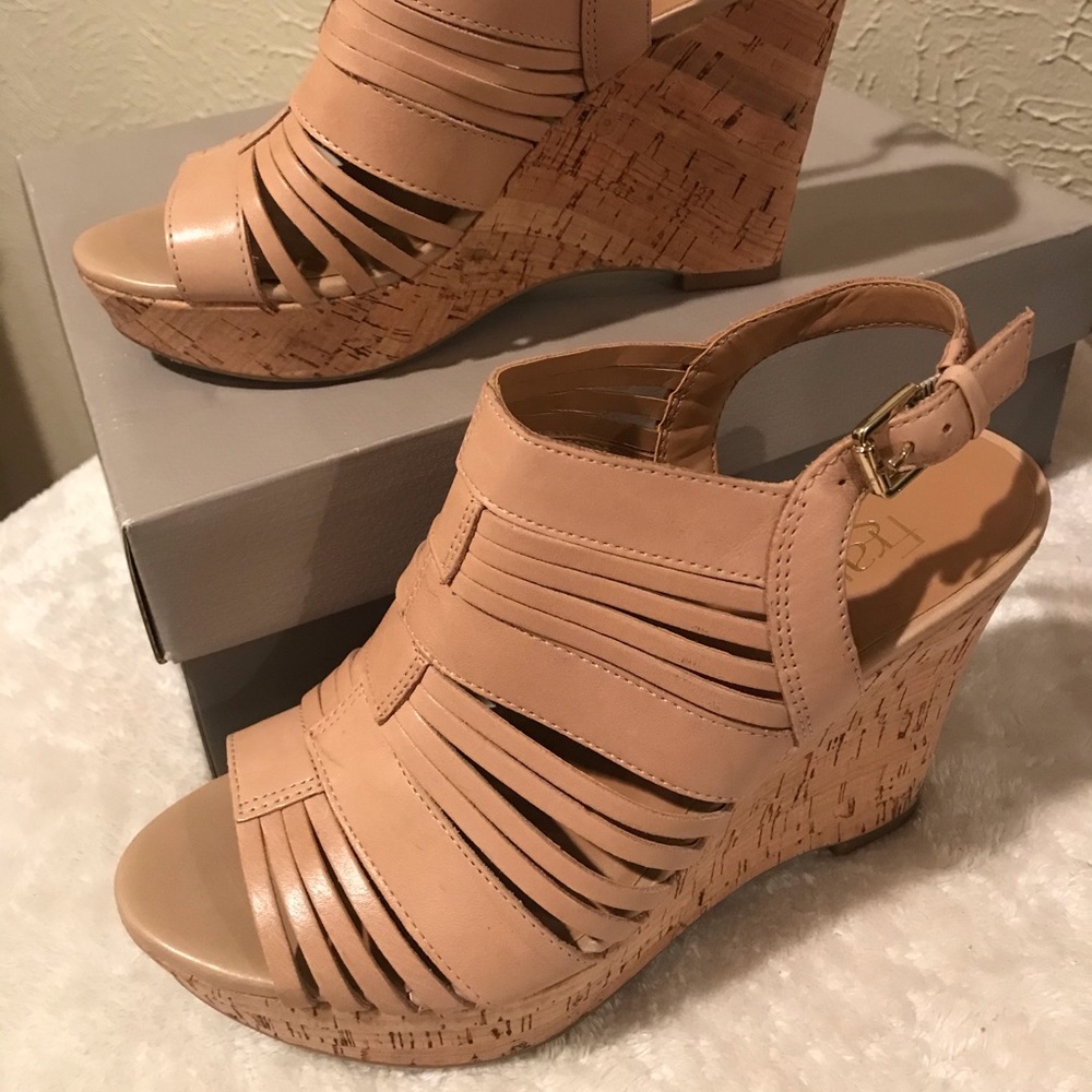Franco Sarto Sharp Platform Wedge size 6